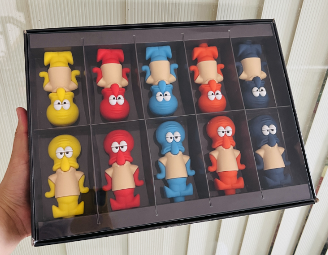 SILICONE PIPE SG-27 10PCS/DISPLAY