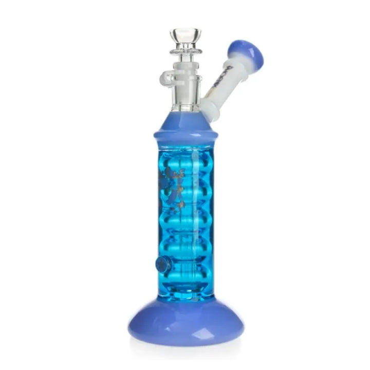 10.5" Glycerin Bubbler Bong PHX897 ASSORTED COLORS