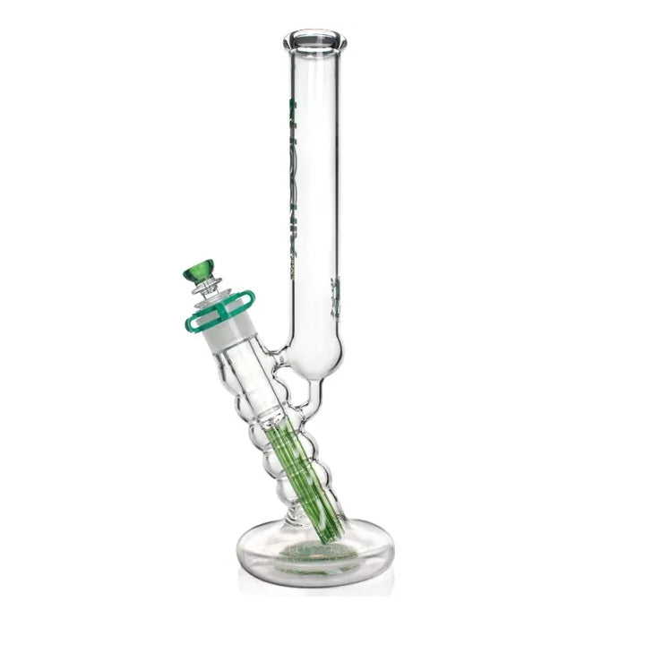 18 Inches Straight Tube Bong with 5 Arms Perc Downstem PHX743 ASSORTED COLORS