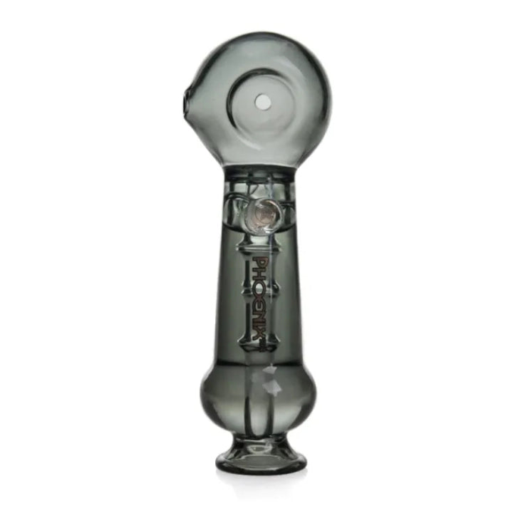 PHOENIX STAR 4.8" GLASS GLYCERIN HAND PIPE PHX855