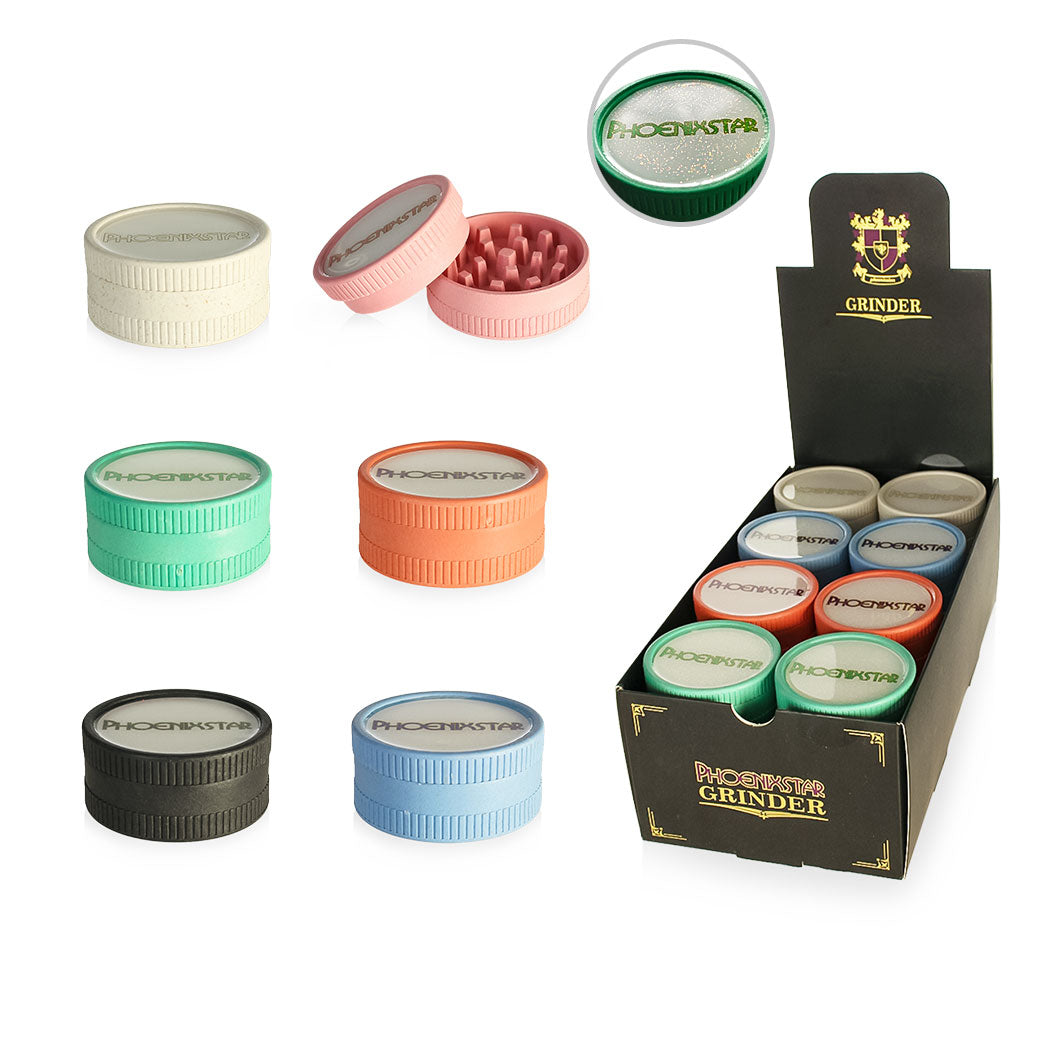 PHOENIXSTAR 100% BIODEGRADABLE ECO-FRIENDLY 2-PIECE RECYCLER GRINDER-PGR46