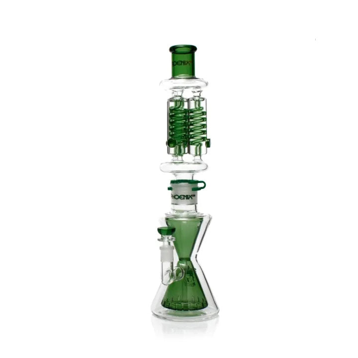 PHOENIX STAR 17" GLYCERIN BONG WITH TRIPLE FREEZABLE COIL PHX624