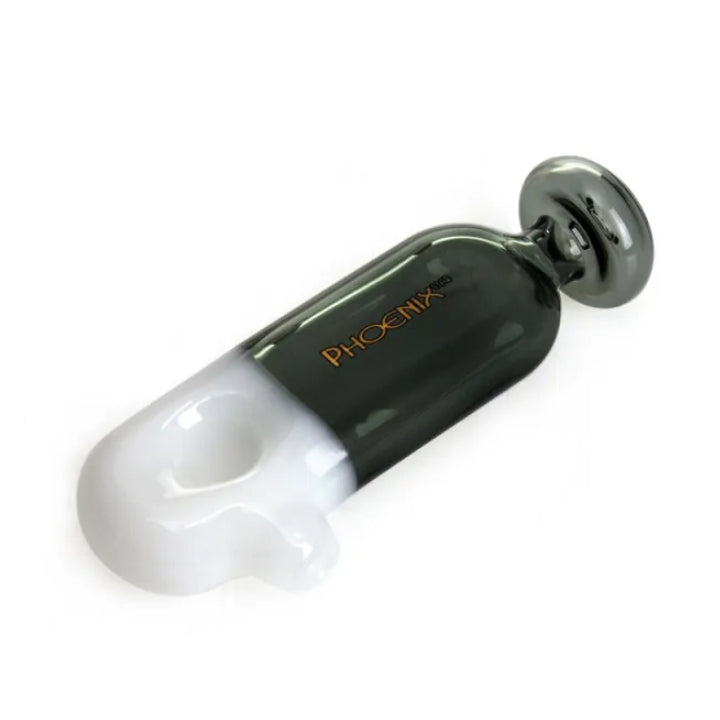 PHOENIX STAR GLASS MINI 4" HANDHELD PIPE PGP09
