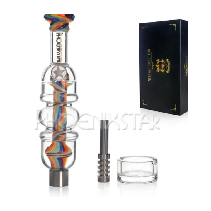 6.3" Freezable Glycerin Nectar Collector PNC13 ASSORTED COLORS