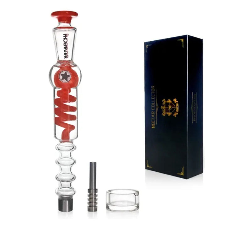 Phoenix Star 8.5" Glycerin Nectar Collector PNC08 ASSORTED COLORS