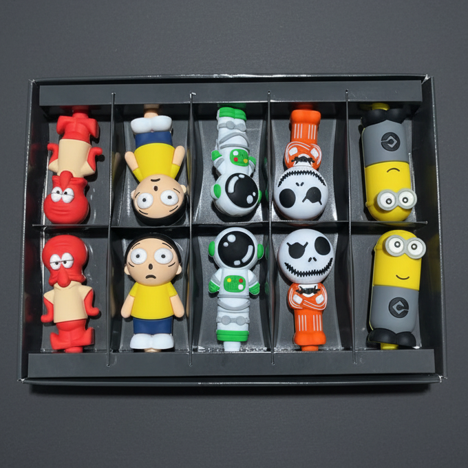 SILICONE PIPE SG-27 10PCS/DISPLAY