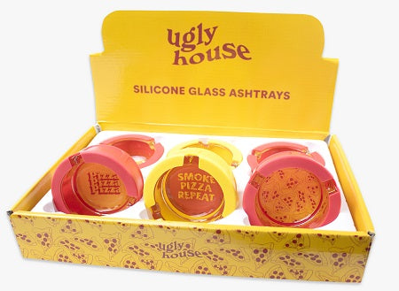 UGLY HOUSE ASHTRAY-6PCK