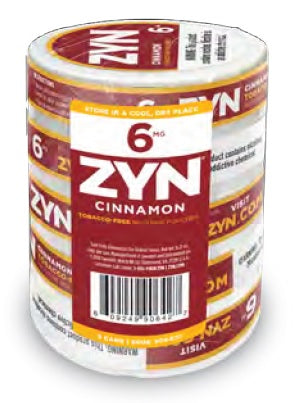 ZYN NICOTINE POUCHES-6MG-5CT