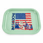 PHOENIXSTAR METAL ROLLING TRAY AMERICAN FLAG-PHX678