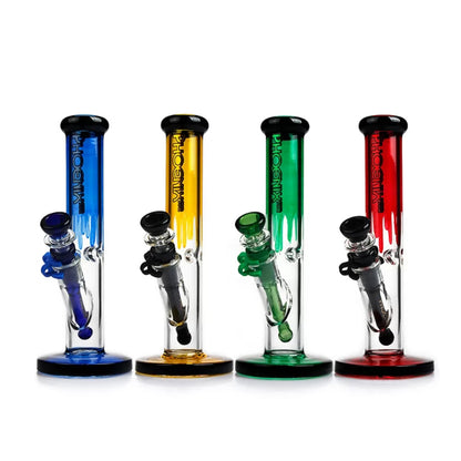 Colorful Straight TUBE Bong 10 Inches