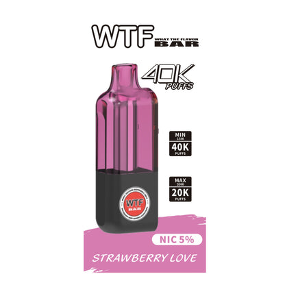 WTF BAR (POD)40000 PUFFS 5% NIC 10CT/DISPLAY