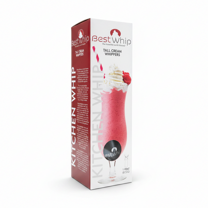 BEST WHIP TALL CREAM WHIPPERS-1 PINT-0.5L-BLACK-KW50B