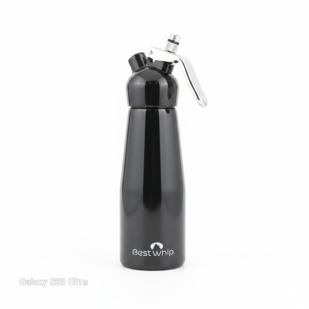 BEST WHIP TALL CREAM WHIPPERS-1 PINT-0.5L-BLACK-KW50B