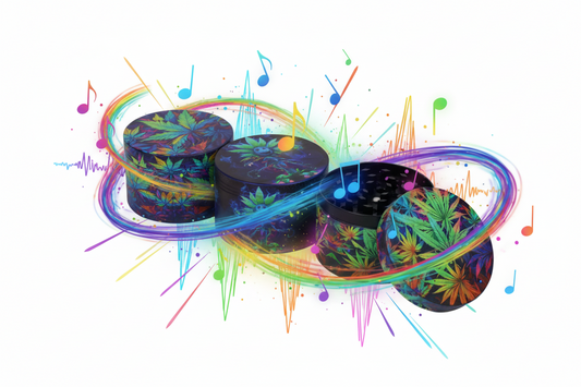 LEAF GRINDER FE-09 SIZE 63MM MIXED COLOR/BOX 6PCS/DISPLAY