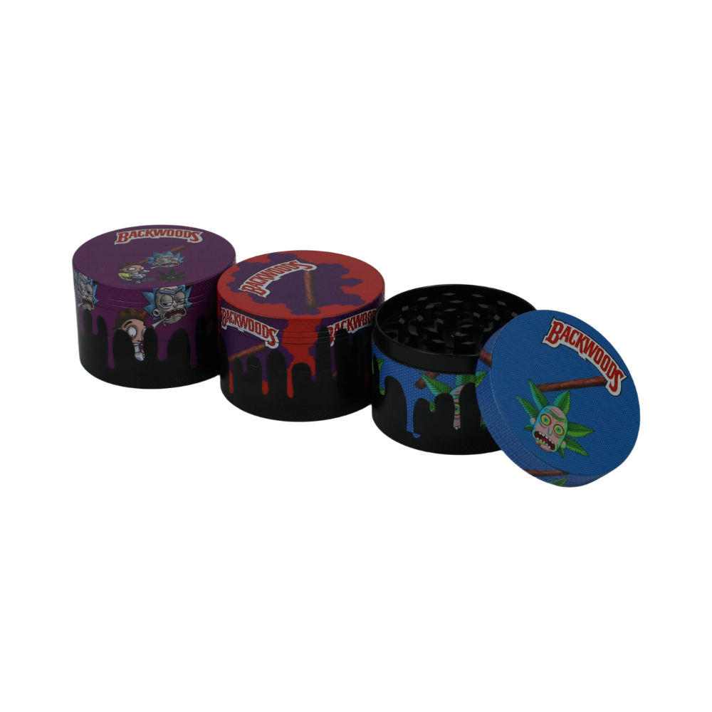 BACKWOODS GRINDER BW-01 SIZE 63MM MIXED COLORS 6/DISPLAY