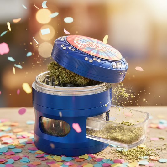 GRINDER WD-18 ZINC ALLOY MATERIAL 63MM 6PCS/DISPLAY