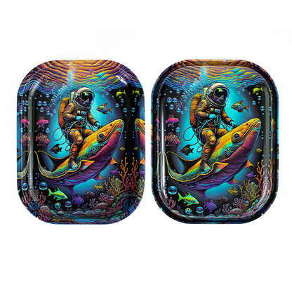JOYEFLY MAGNETIC ROLLING TRAY WITH LID
