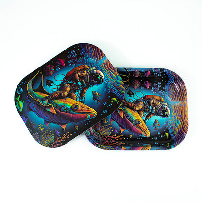 JOYEFLY MAGNETIC ROLLING TRAY WITH LID