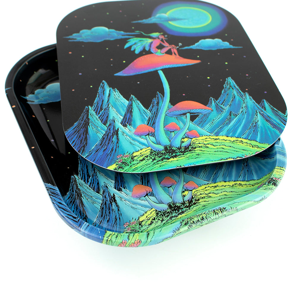 JOYEFLY MAGNETIC ROLLING TRAY WITH LID