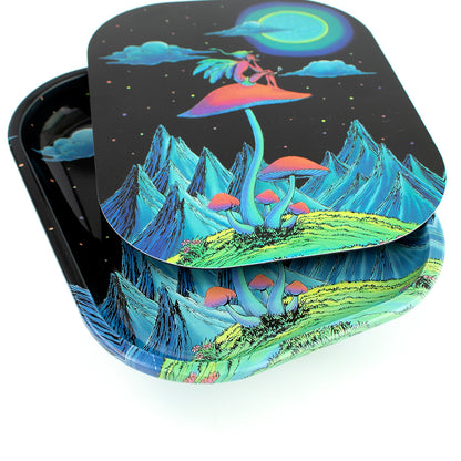 JOYEFLY MAGNETIC ROLLING TRAY WITH LID