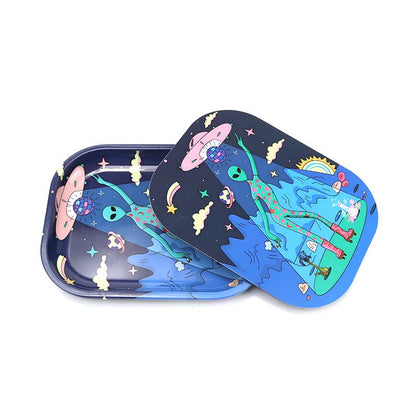 JOYEFLY MAGNETIC ROLLING TRAY WITH LID