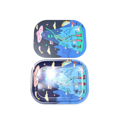 JOYEFLY MAGNETIC ROLLING TRAY WITH LID