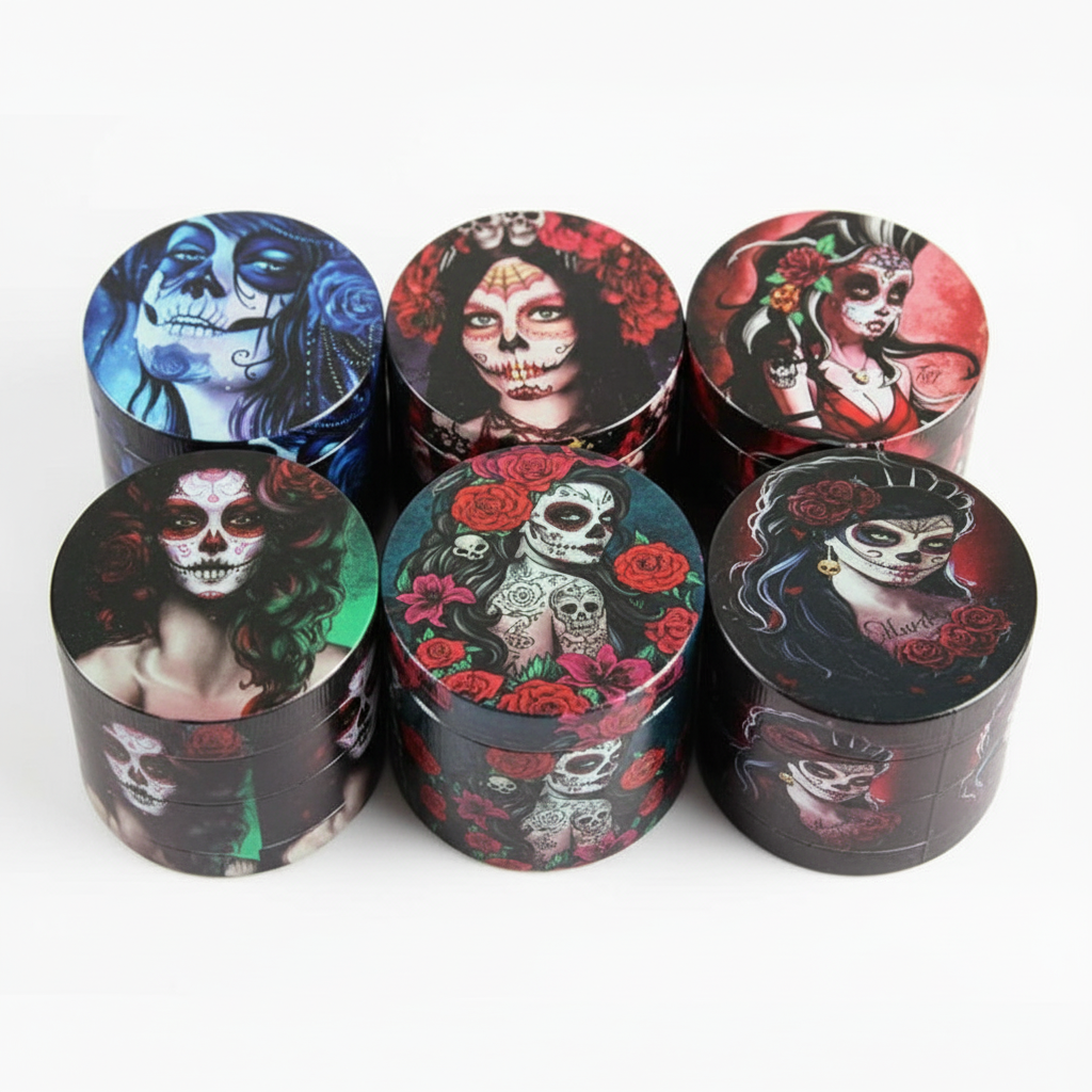 BEAUTY GRINDER FE-02, SIZE 63MM, 6 MIXED COLORS/ BOX