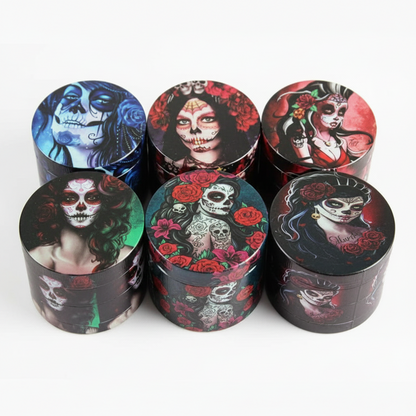 BEAUTY GRINDER FE-02, SIZE 63MM, 6 MIXED COLORS/ BOX