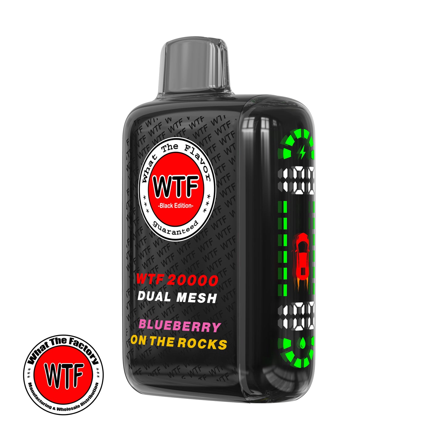 WTF Disposable- Black Edition 20k Dual coil technology