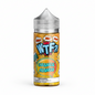 WTF Orange Mango vape juice bottle with colorful label on a white background
