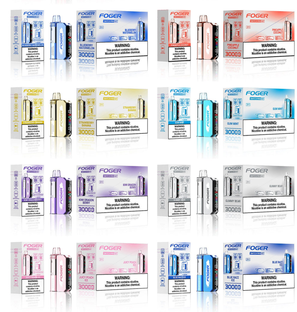 FOGER SWITCH PRO 30000 PUFFS 5% NIC 19ML DISPOSABLE 5CT/DISPLAY