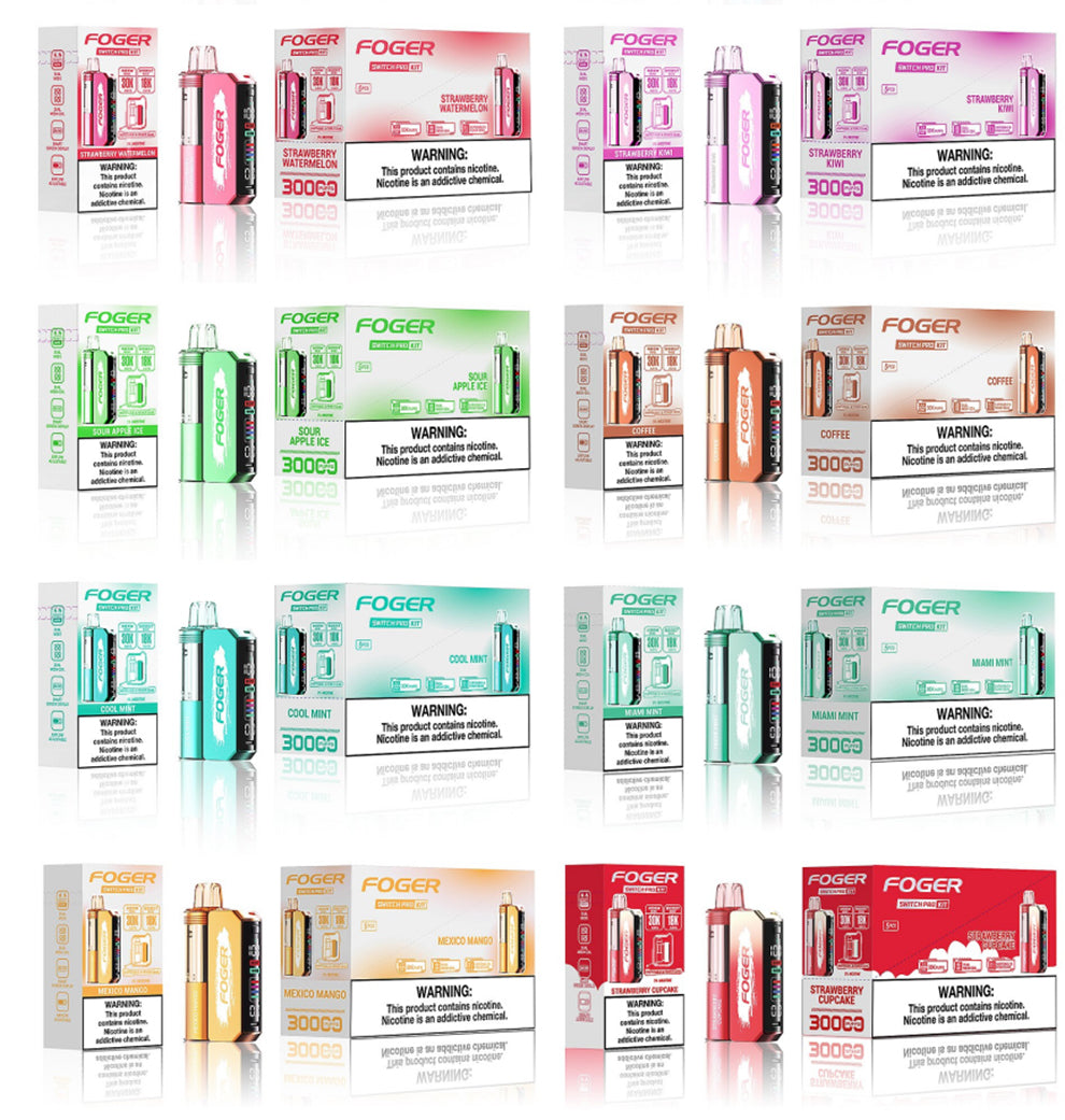 FOGER SWITCH PRO 30000 PUFFS 5% NIC 19ML DISPOSABLE 5CT/DISPLAY