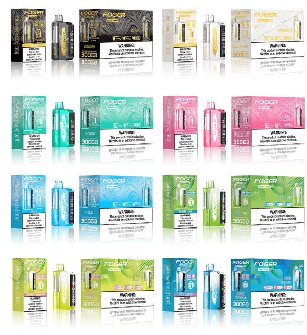 FOGER SWITCH PRO 30000 PUFFS 5% NIC 19ML DISPOSABLE 5CT/DISPLAY