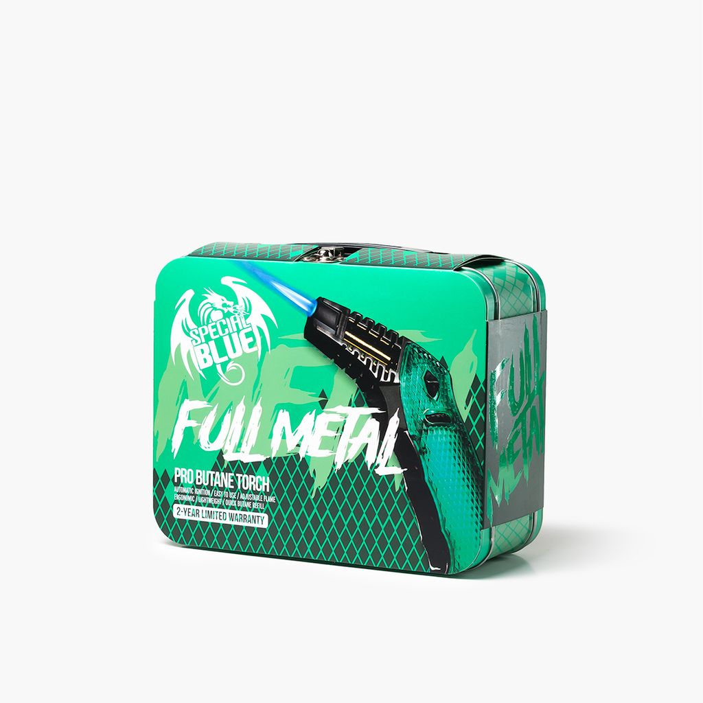 SPECIAL BLUE-FULL METAL TORCH-EMERALD GREEN-TOOLBOX INCLUDED-FL T FM2305EG