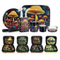PHOENIXSTAR SMOKE SET GIFT PACKING BOX-ROLLING TRAY-ASHTRAY-CONE-BOX-GP121