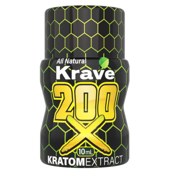 Krave 100X, 200X, 300X,  Kratom Extract Liquid Shot