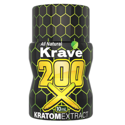 Krave 100X, 200X, 300X,  Kratom Extract Liquid Shot