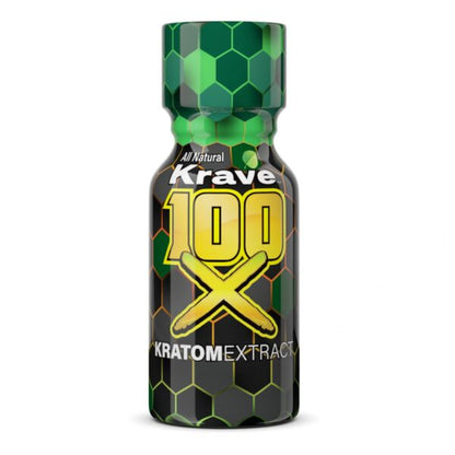 Krave 100X, 200X, 300X,  Kratom Extract Liquid Shot