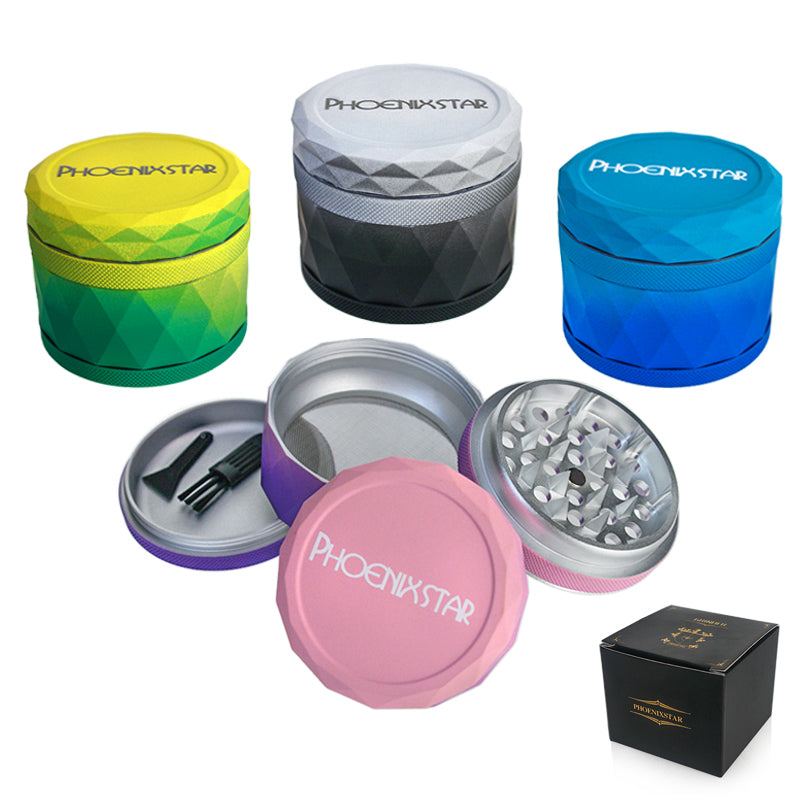 PHOENIXSTAR 4-PIECE GRADIENT COLOR DIAMOND GRINDER-PGR42