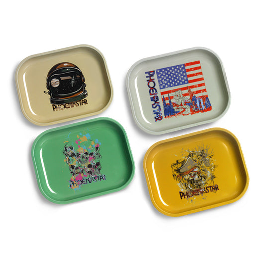 PHOENIXSTAR METAL ROLLING TRAY AMERICAN FLAG-PHX678