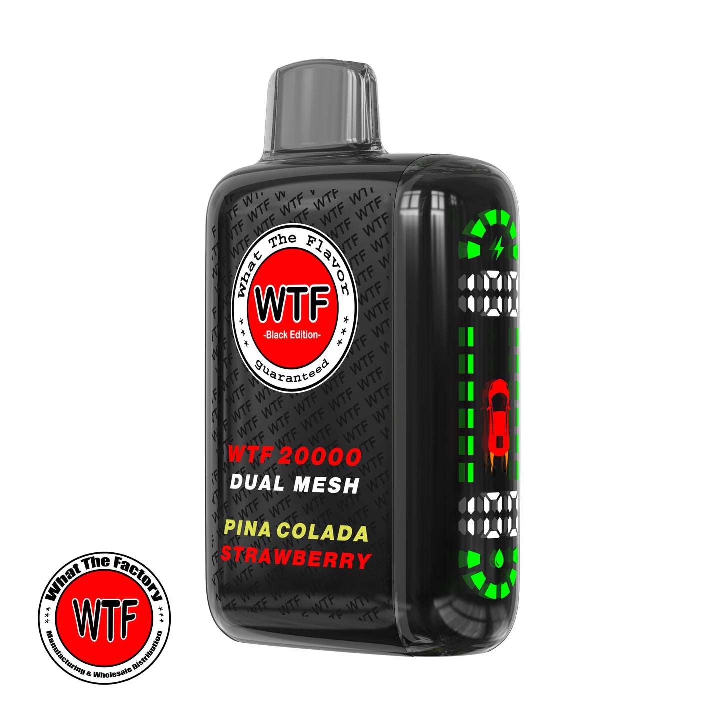 WTF Disposable- Black Edition 20k Dual coil technology