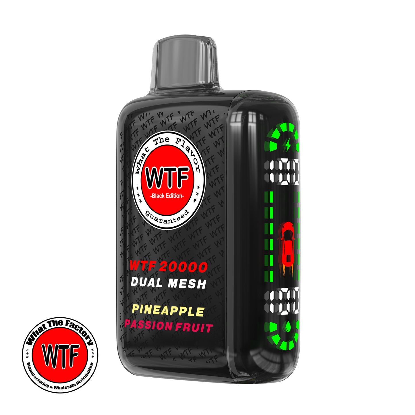 WTF Disposable- Black Edition 20k Dual coil technology