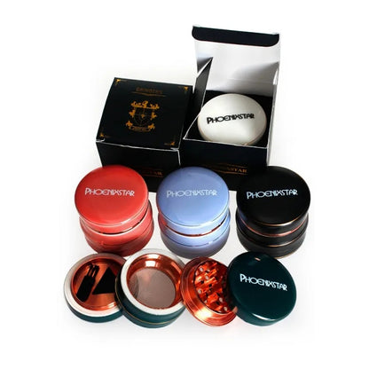 Phoenix Star 4 Layers Herb Grinder 2.5" Diameter PHX698
