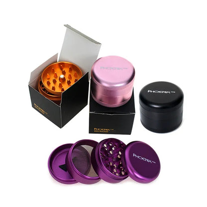 Phoenix Star Aluminum Herb Grinder 2.5 inch x 2 inch PHX593