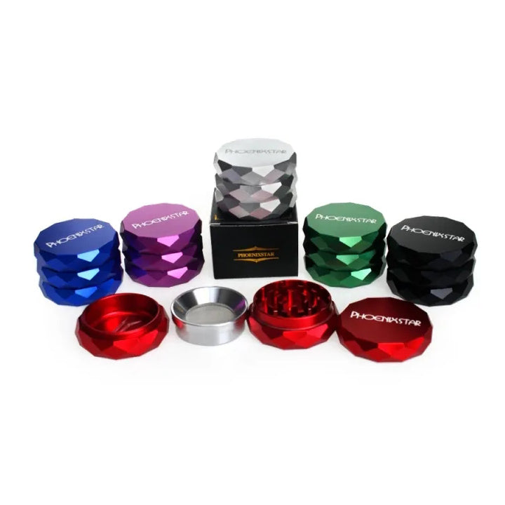 Phoenix Star Premium 4 Piece Grinder with Kief Catcher  PHX846