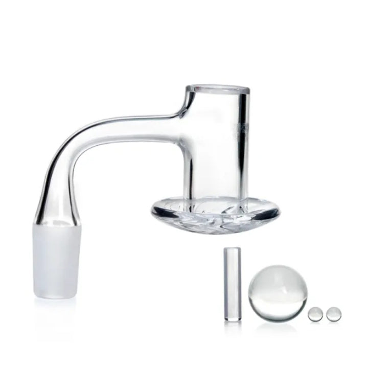 Phoenix Star Quartz Banger with Three Balls & Cylinder 14mm Male Joint PQN002