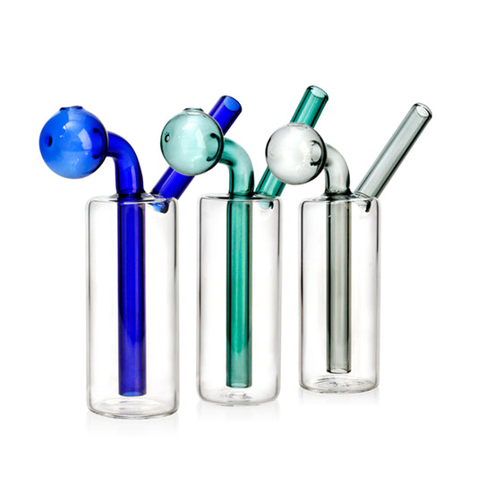PHOENIXSTAR SWEET PUFF GLASS OIL BURNER WITH 5.5" SPOON-SA156