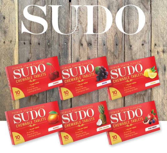 KRAVE-SUDO HYDROXY 40MG- 10CT TABLETS- 6 PACK DISPLAY