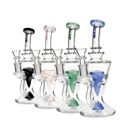 8.5-inch Glass Bubbler with Dual Percolators PHX967