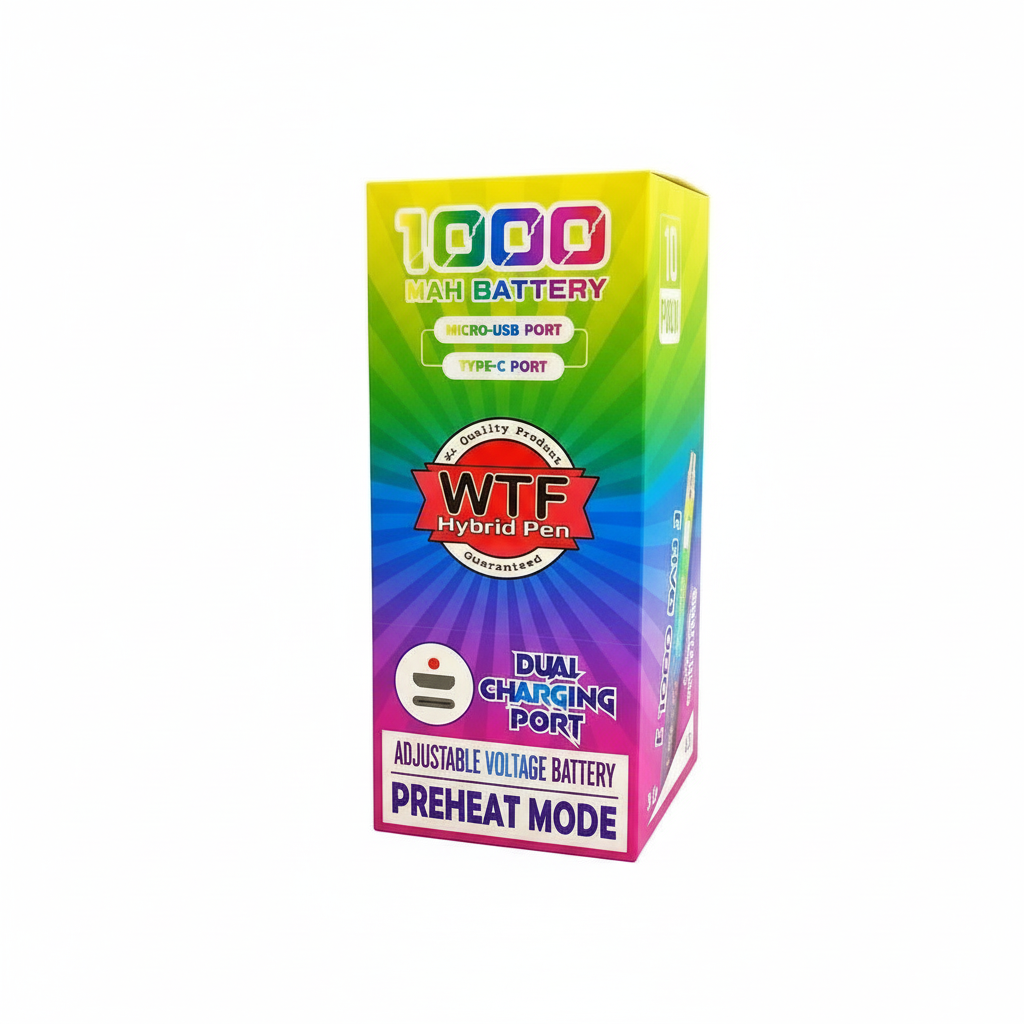 WTF 510 BATTERY 1000MAH 10 PACK